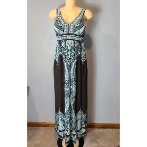 Vtg Y2K Babydoll Dress Brown Granola Mall 90s Ren‎ Faire Boho Cottage Sz Small
